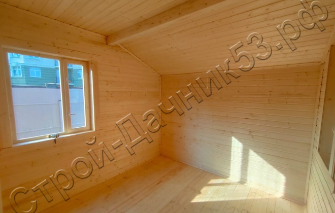 4 Брусовой дом ОД-46, 7х8м, 56 М², Московская область, Красногорский район, п. Ильинское-Усово. (17)